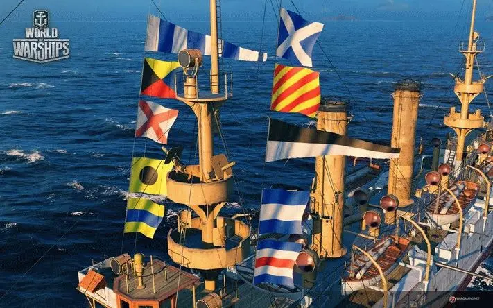 Сигналы и флаги. Боевые знамёна в World of Warships