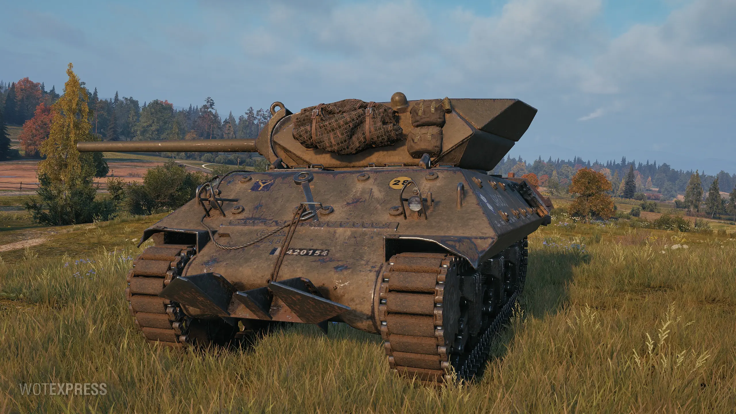 Историчный 3D-стиль на новый премиум танк M10 RBFM WoT